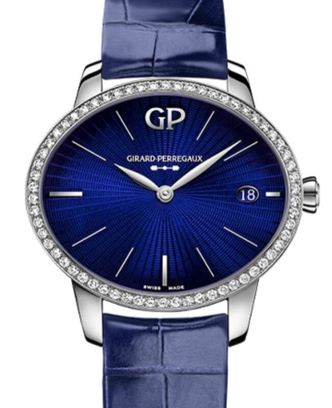 Girard Perregaux Cat?s Eye Eternity Edition Steel/Diamonds Blue Sunray Motif Dial 80484D11A432-BK4A