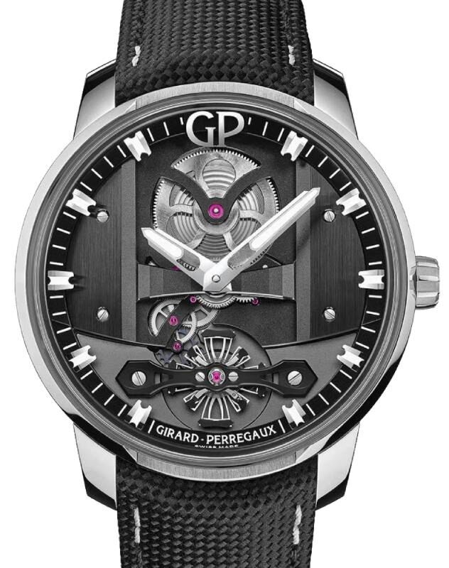 Girard Perregaux Free Bridge 44mm Stainless Steel 82000-11-631-FA6A