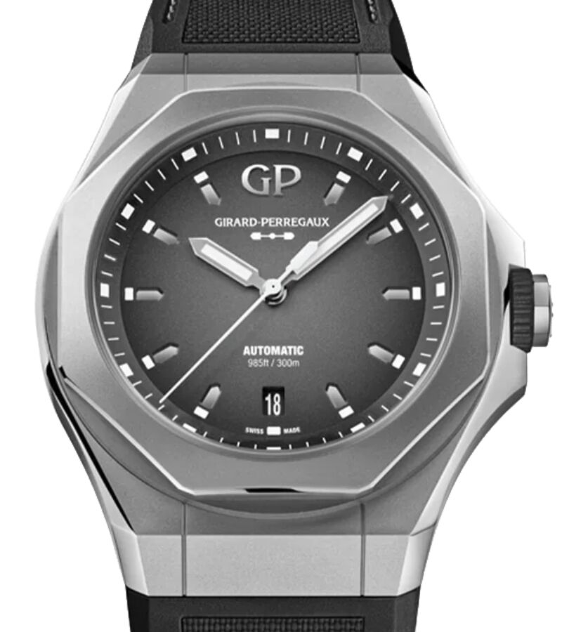 Girard Perregaux Laureato Absolute TI 230 44mm Titanium Grey Dial 81070-21-001-FB6A - BRAND NEW