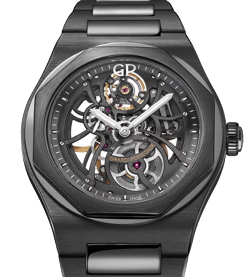 Girard Perregaux Laureato Skeleton Ceramic 42mm 81015-32-001-32A -  BRAND NEW
