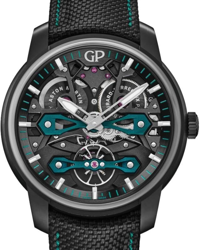 Girard Perregaux Neo Bridges Aston Martin 45mm Titanium DLC 84000-21-3236-5CX