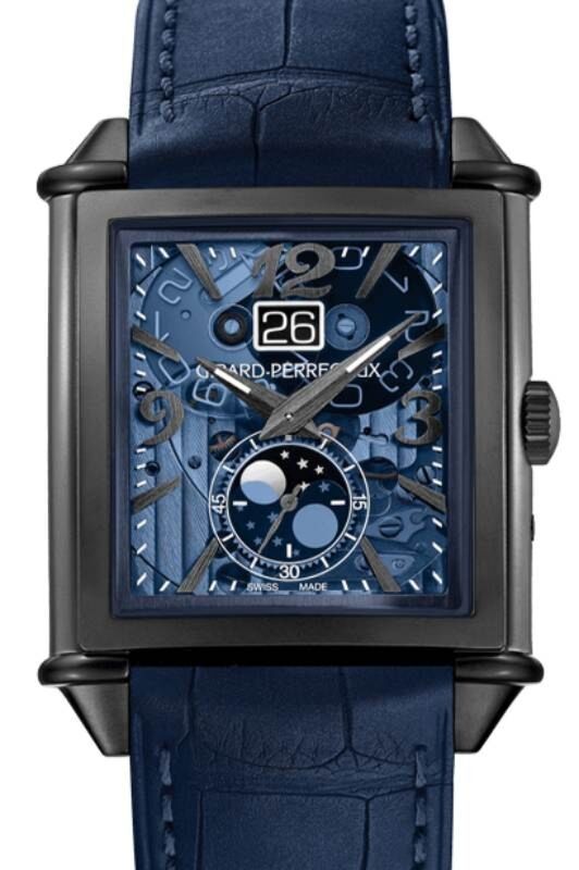 Girard Perregaux Vintage 1945 Earth to Sky Edition Titanium DLC Blue Dial 25882-21-423-BB4A