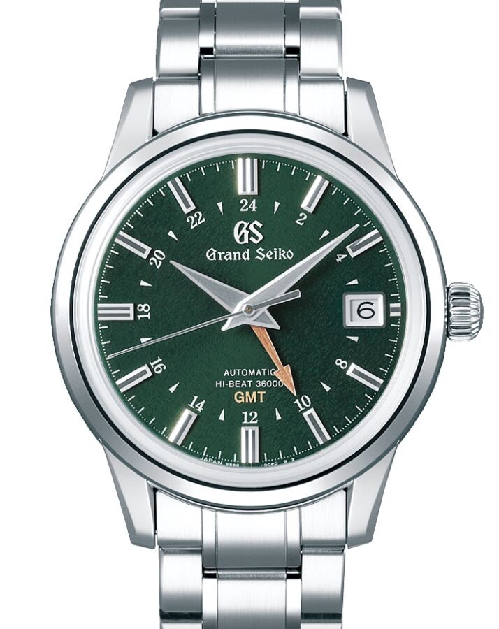 Grand Seiko Elegance Hi-Beat GMT Steel Green Dial SBGJ251 - BRAND NEW