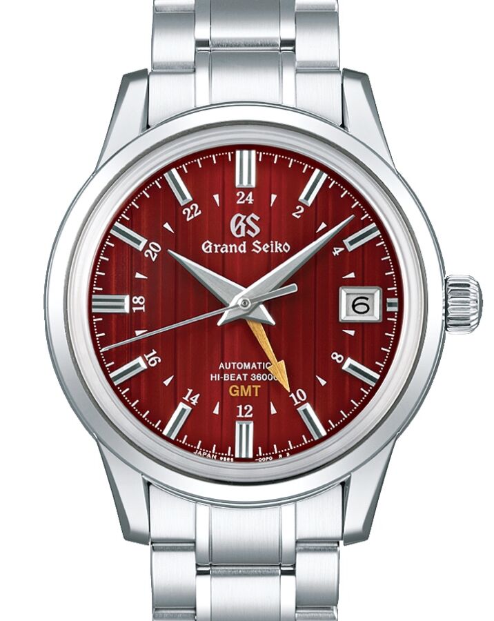 Grand Seiko Elegance Hi-Beat GMT Steel Red Dial SBGJ273 - BRAND NEW