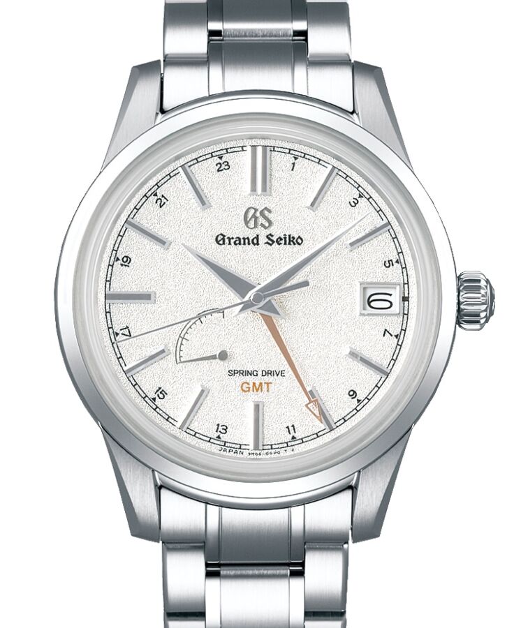 Grand Seiko Elegance Spring Drive GMT Steel White Dial SBGE269 - BRAND NEW