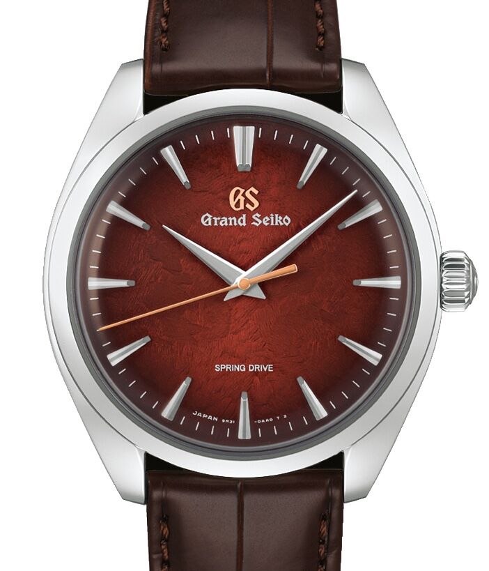Grand Seiko Elegance Spring Drive 20th Anniversary Steel Autumn Red Dial SBGY035 - BRAND NEW