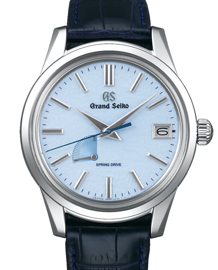 Grand Seiko Elegance Spring Drive Steel Blue Snowflake Dial SBGA407 - BRAND NEW