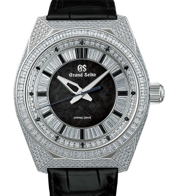 Grand Seiko Masterpiece Spring Drive 8-Day Jewelry Platinum Black Dial SBGD223 - BRAND NEW
