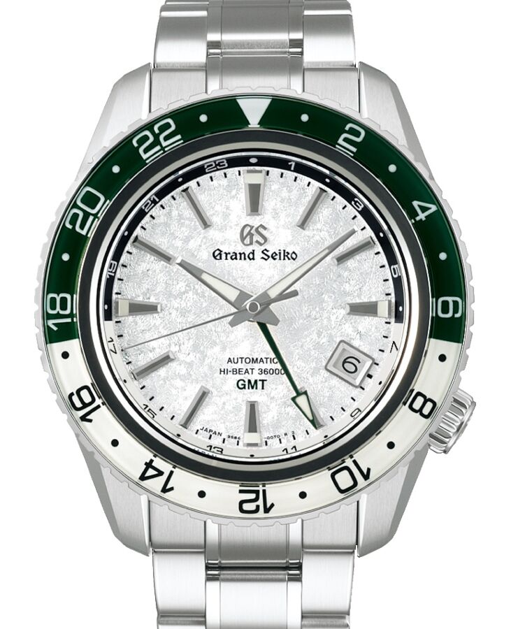 Grand Seiko Sport Hi-Beat GMT Triple Time Zone Steel Snow White Dial SBGJ277 - BRAND NEW