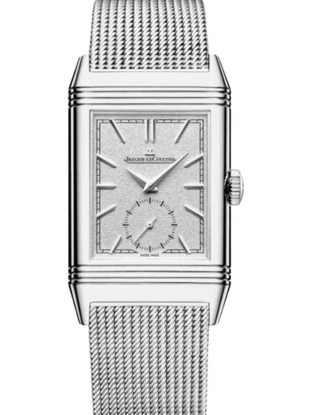Jaeger-LeCoultre Reverso Tribute Monoface Small Seconds Manual White Gold Mesh Bracelet Q713312J