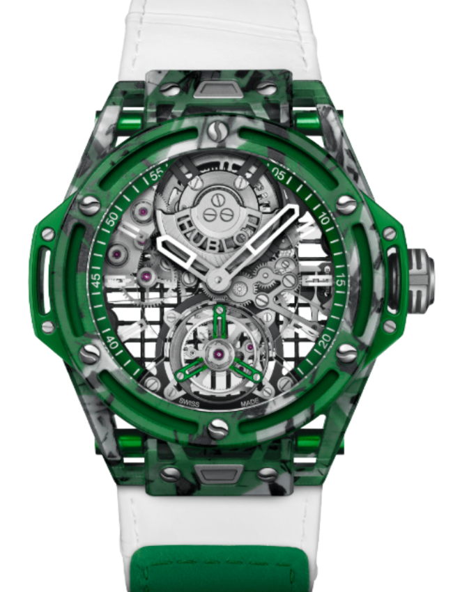 Hublot Big Bang Tourbillon Novak Djokovic Goat Edition Green Composite 44mm  429.QKG.0120.NR.DJO26