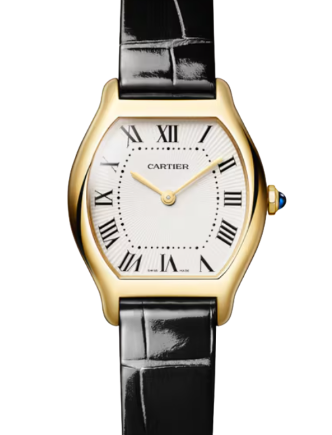 Cartier Tortue Small Yellow Gold Champagne Dial WGTO0015