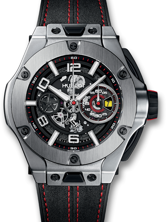 Hublot Big Bang Ferrari Unico Titanium Sapphire 45mm Dial Bezel Rubber Strap 402.NX.0123.WR - BRAND NEW