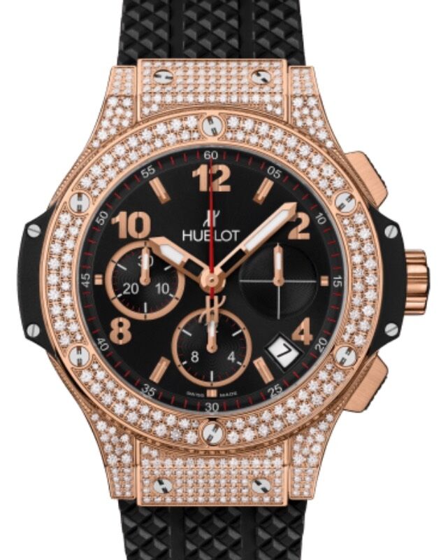 Hublot Big Bang Gold Pave 41mm 341.PX.130.RX.174 - BRAND NEW
