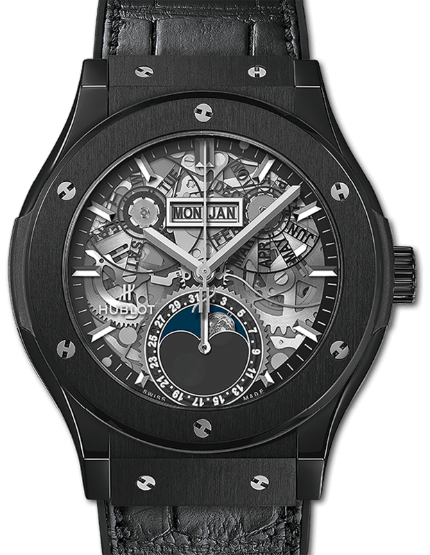 Hublot Classic Fusion Aerofusion Moonphase Black Magic 42mm 547.CX.0170.LR - BRAND NEW