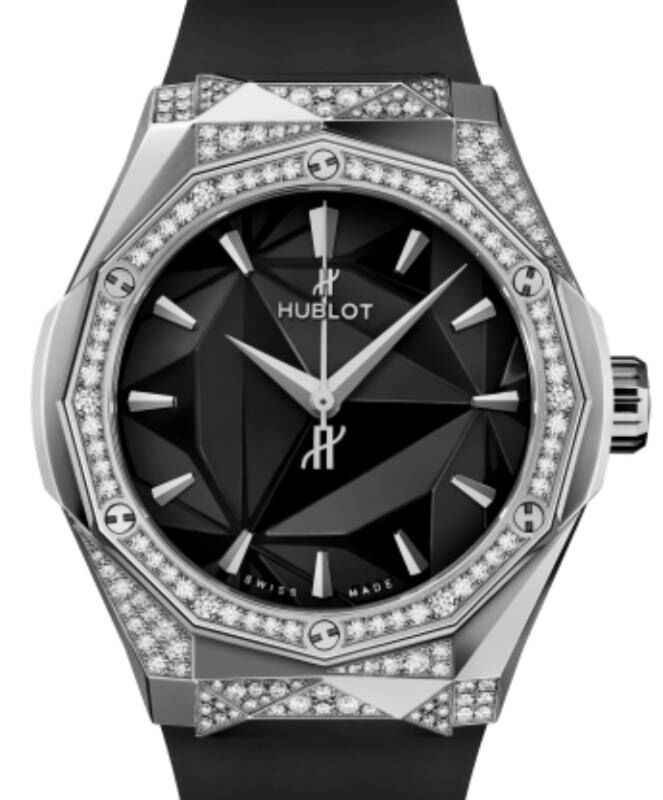Hublot Classic Fusion Orlinski Titanium Alternative Pave 40mm 550.NS.1800.RX.1804.ORL19 - BRAND NEW