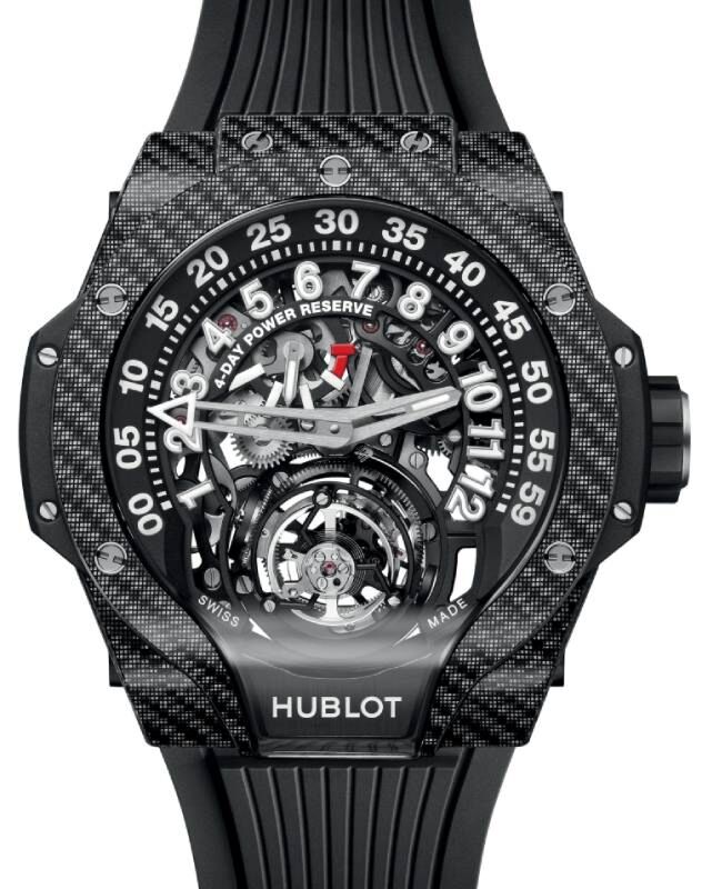 Hublot MP-13 Tourbillion Bi-Axis Retrograde Black Carbon 44mm 913.YT.1170.RX