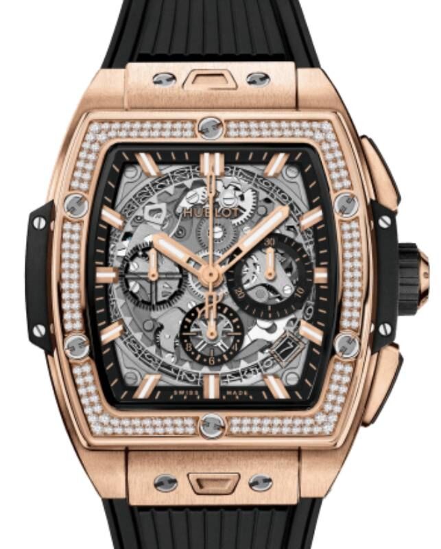 Hublot Shaped Spirit of Big Bang King Gold Diamonds 42mm 642.OX.0180.RX.1104