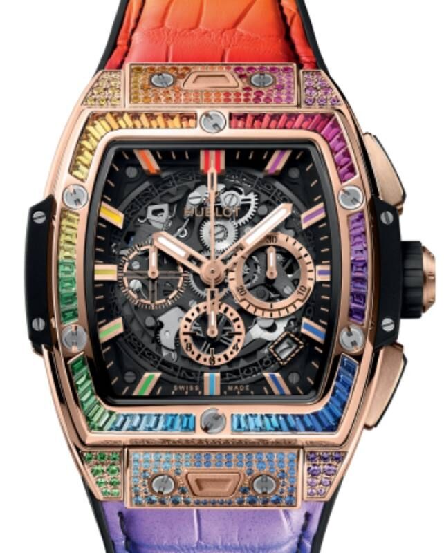 Hublot Shaped Spirit of Big Bang King Gold Rainbow 42mm 642.OX.0118.LR.0999