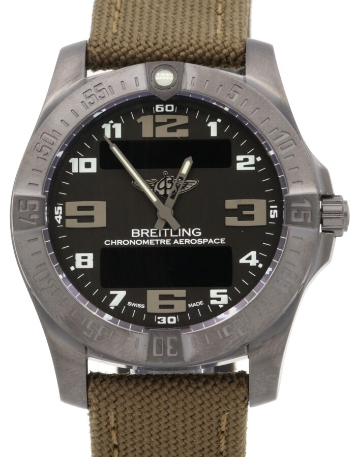 Breitling Aerospace Evo Night Mission Black Arabic Titanium Quartz Men's V7936310-BD60BRFD