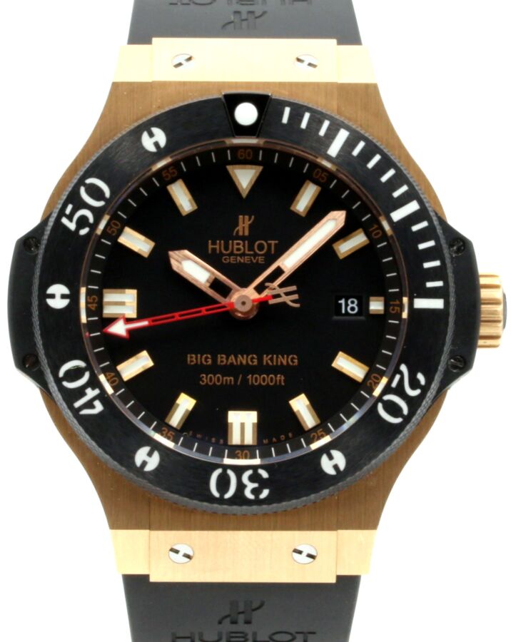 Hublot Big Bang King 312.PM.1128.RX Men's 44mm Rose Gold Ceramic Rubber