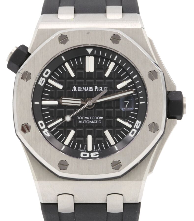 Audemars Piguet Offshore Diver 42mm Steel Black Dial 15710ST.OO.A002CA.01 - PRE-OWNED