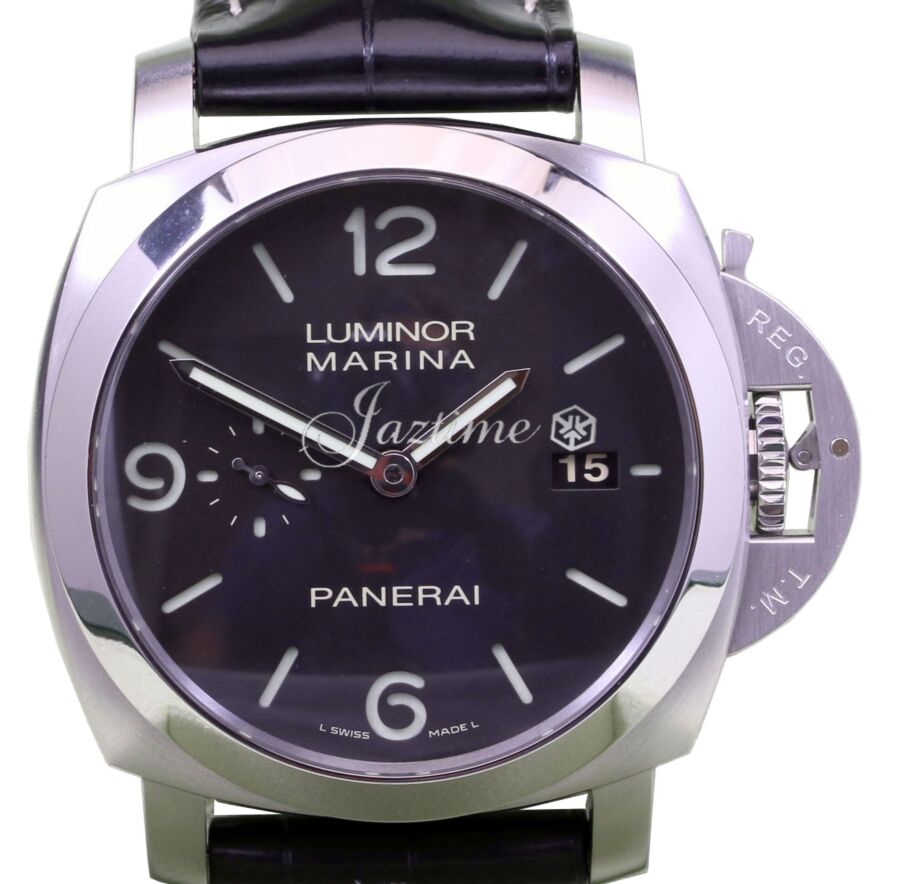 Panerai PAM 312 Luminor Marina Black 1950's Case 44mm Stainless Steel 
