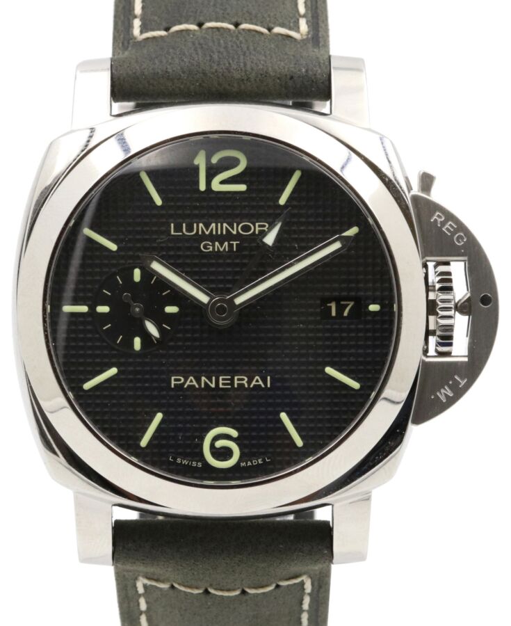 Panerai PAM 535 Luminor 1950 42mm Stainless Steel Black Leather 