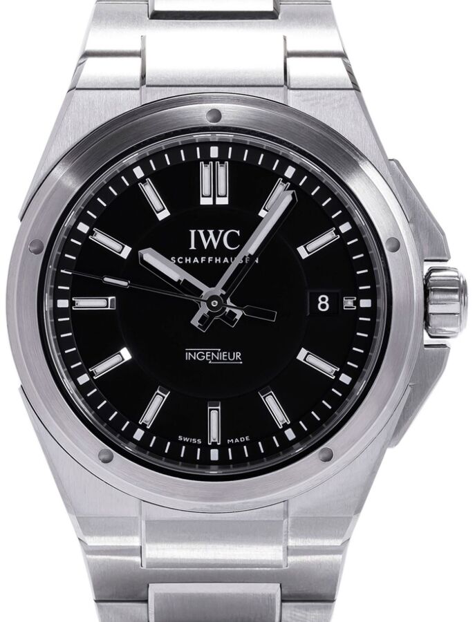 IWC Schaffhausen IW323902 Ingenieur Automatic Black Index Stainless Steel 40mm Automatic 