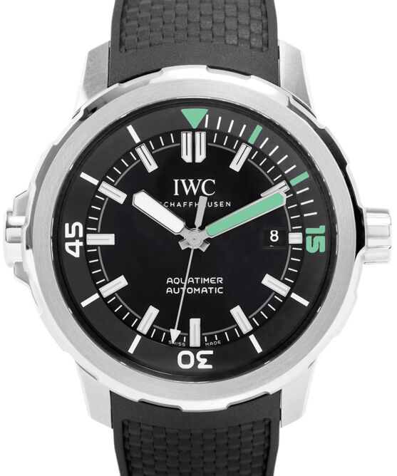 IWC Schaffhausen IW329001 Aquatimer Automatic Black Index Stainless Steel Black Rubber 42mm Automatic