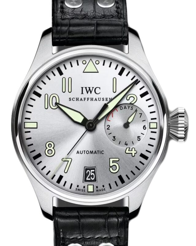 IWC Big Pilot's Watch For Father and Son" Steel Rhodium Dial IW500906