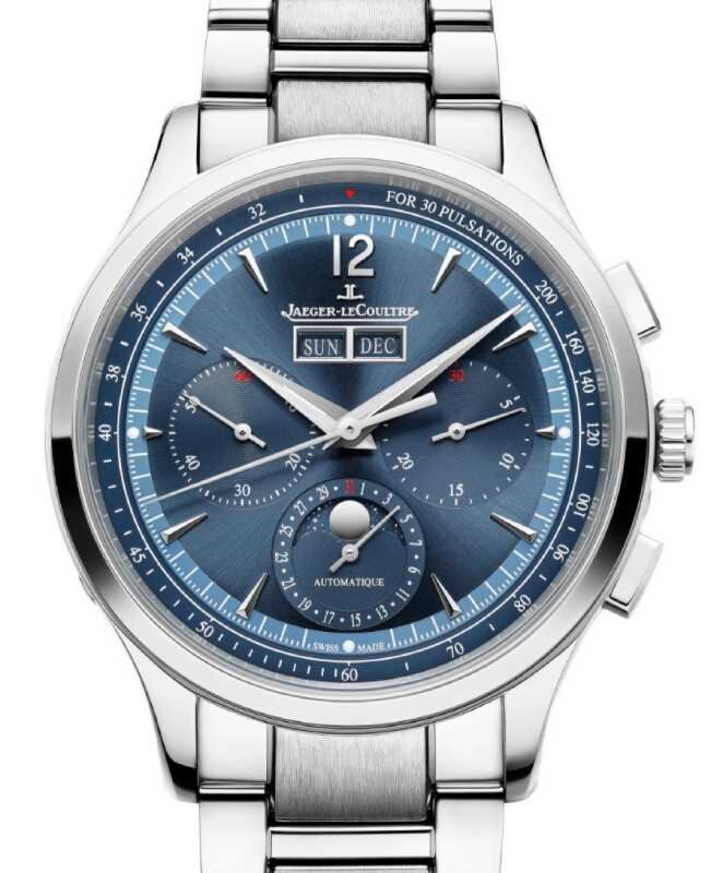 Jaeger-LeCoultre Master Control Chronograph Calendar 40mm Steel Blue Dial Q4138180