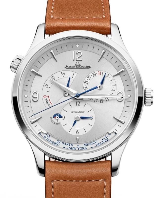 Jaeger-LeCoultre Master Control Geographic Stainless Steel 40mm Silver Dial Q4128420