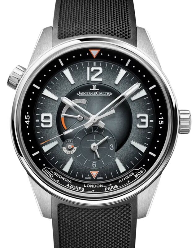 Jaeger-LeCoultre Polaris Geographic Steel 42mm Gray Blue Dial Q9078640