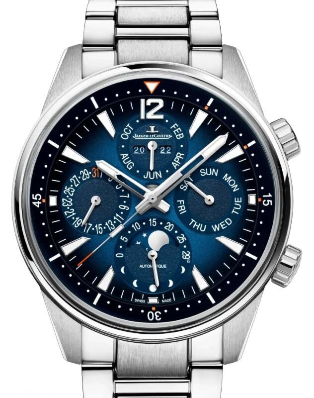 Jaeger-LeCoultre Polaris Perpetual Calendar Stainless Steel 42mm Blue Dial Q9088180 - BRAND NEW