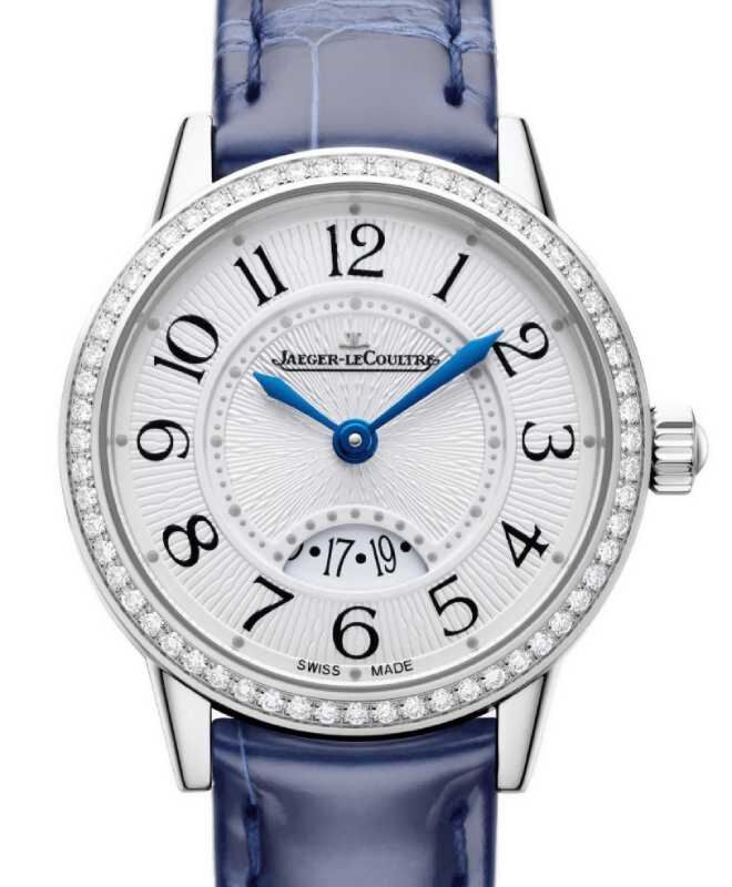 Jaeger-LeCoultre Rendez-Vous Date Quartz 29mm Steel Diamond Bezel Leather Strap Q3408531