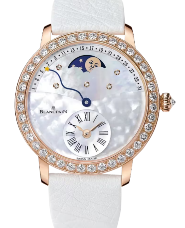 Blancpain Ladybird Quantième Rétrograde Red Gold 36mm Mother of Pearl Dial 3653 2954 58B - BRAND NEW