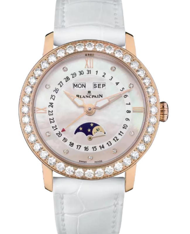 Blancpain Ladybird Quantième Complet Red Gold 35mm Mother of Pearl Dial 3663 2954 55B - BRAND NEW