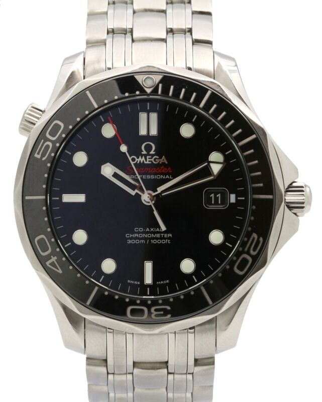 Omega 212.30.41.20.01.003 Seamaster Diver 300M Co-Axial 41mm Black Ceramic Stainless Steel - PRE-OWNED