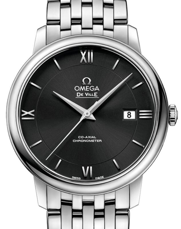 Omega De Ville Prestige 39.5mm Steel Black Dial 424.10.40.20.01.001