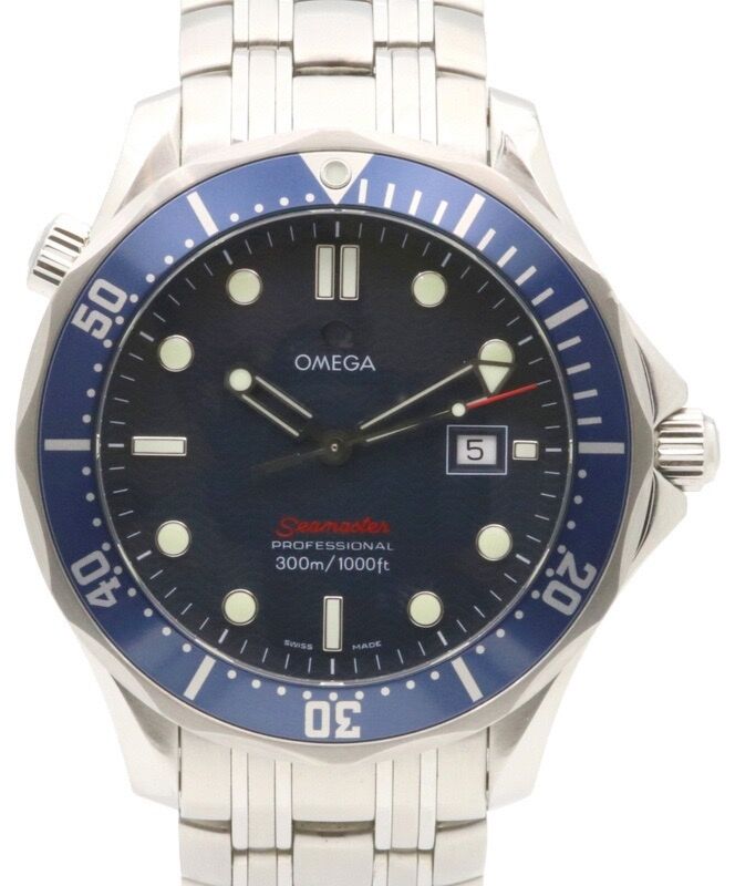 Omega Seamaster 300 M Quartz 2221.80.00 Blue Luminous Stainless Steel 41mm - PRE-OWNED