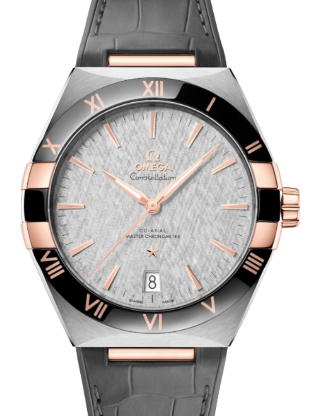 Omega Constellation Co-Axial Master Chronometer 41mm Steel-Sedna Gold Rhodium Grey Dial  131.23.41.21.06.001
