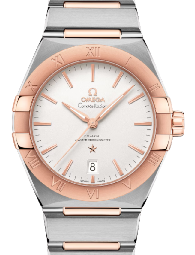 Omega Constellation Co-Axial Master Chronometer 39mm Steel-Sedna Gold Silvery Dial 131.20.39.20.02.001