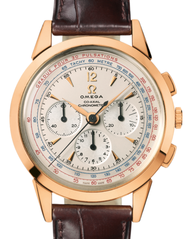 Omega Museum Red Gold White 39mm Index Leather Bracelet 516.53.39.50.02.001 - BRAND NEW