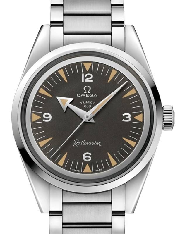 Omega Seamaster Railmaster 38mm "Trilogy Set Limited Edition 557" Steel Black Dial Bracelet 220.10.38.20.01.003