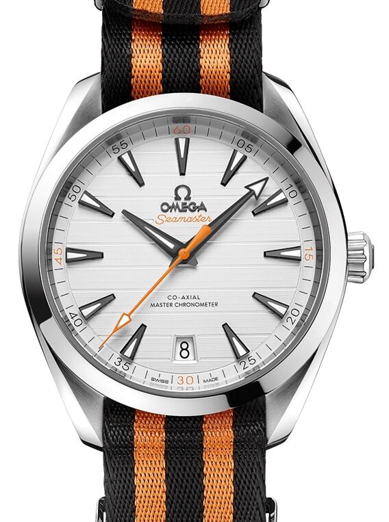 Omega Seamaster Aqua Terra 150M Co?Axial Master Chronometer "Golf Edition" Stainless Steel Silver Dial & NATO Strap 41mm 220.12.41.21.02.003 - BRAND NEW