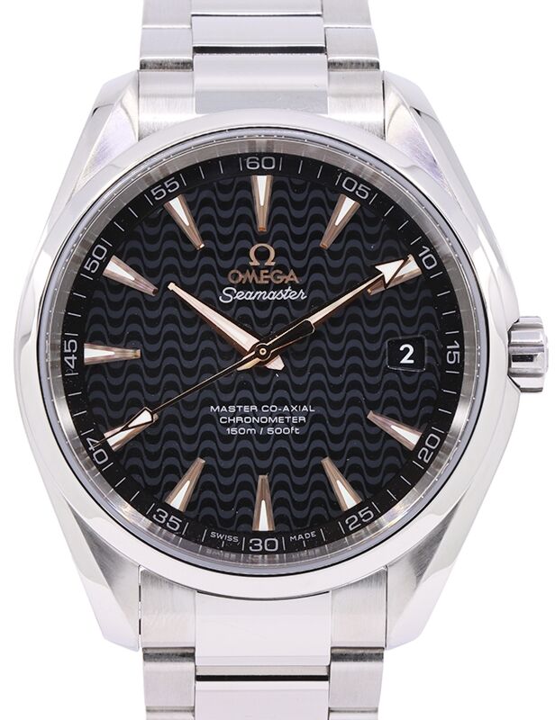 Omega Seamaster Aqua Terra 150M Co?Axial Master Chronometer Stainless Steel Black Dial & Steel Bracelet 41mm 231.10.42.21.01.006 - PRE-OWNED