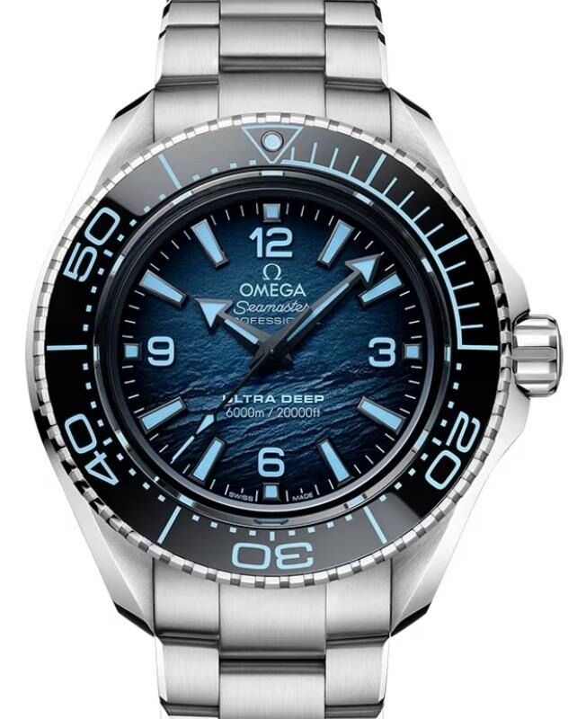 Omega Seamaster Planet Ocean 6000M "Ultra Deep" 45.5mm O-MEGASTEEL Summer Blue Dial 215.30.46.21.03.002