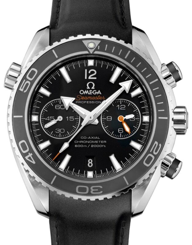 Omega Seamaster Planet Ocean 600M Co-Axial Chronometer Chronograph 45.5mm Stainless Steel Black Dial Rubber Strap 232.32.46.51.01.003 - BRAND NEW
