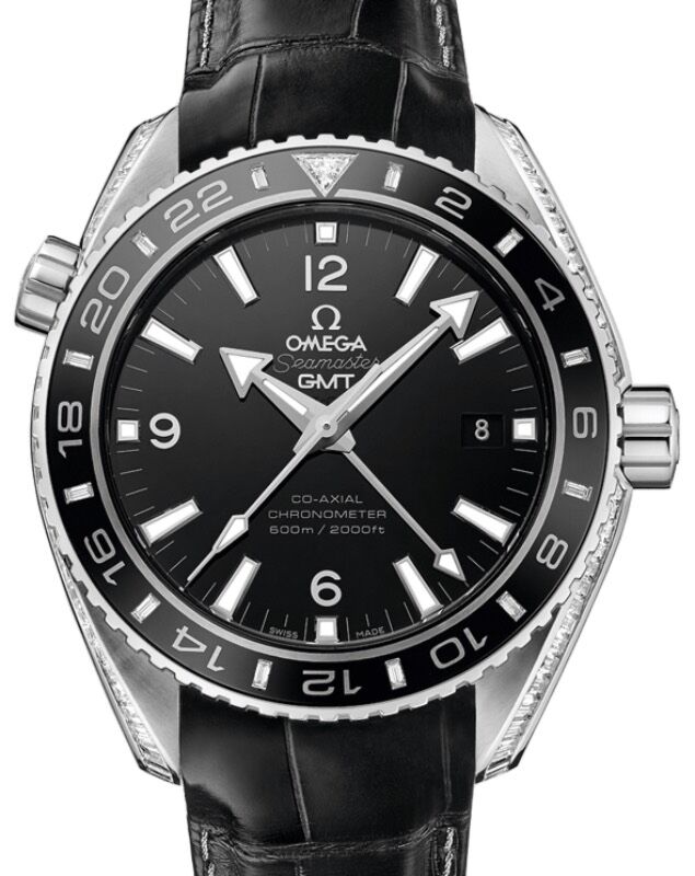 Omega Seamaster Planet Ocean 600M GMT 43.5mm Platinum Black Dial 232.98.44.22.01.001